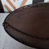 Miroir metal forme libre ancien