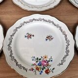 Set of 6 Flat Plates the Almond
