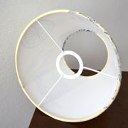 Jouy fabric lampshade, marine decoration