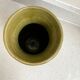 Vintage olive green glazed ceramic vase