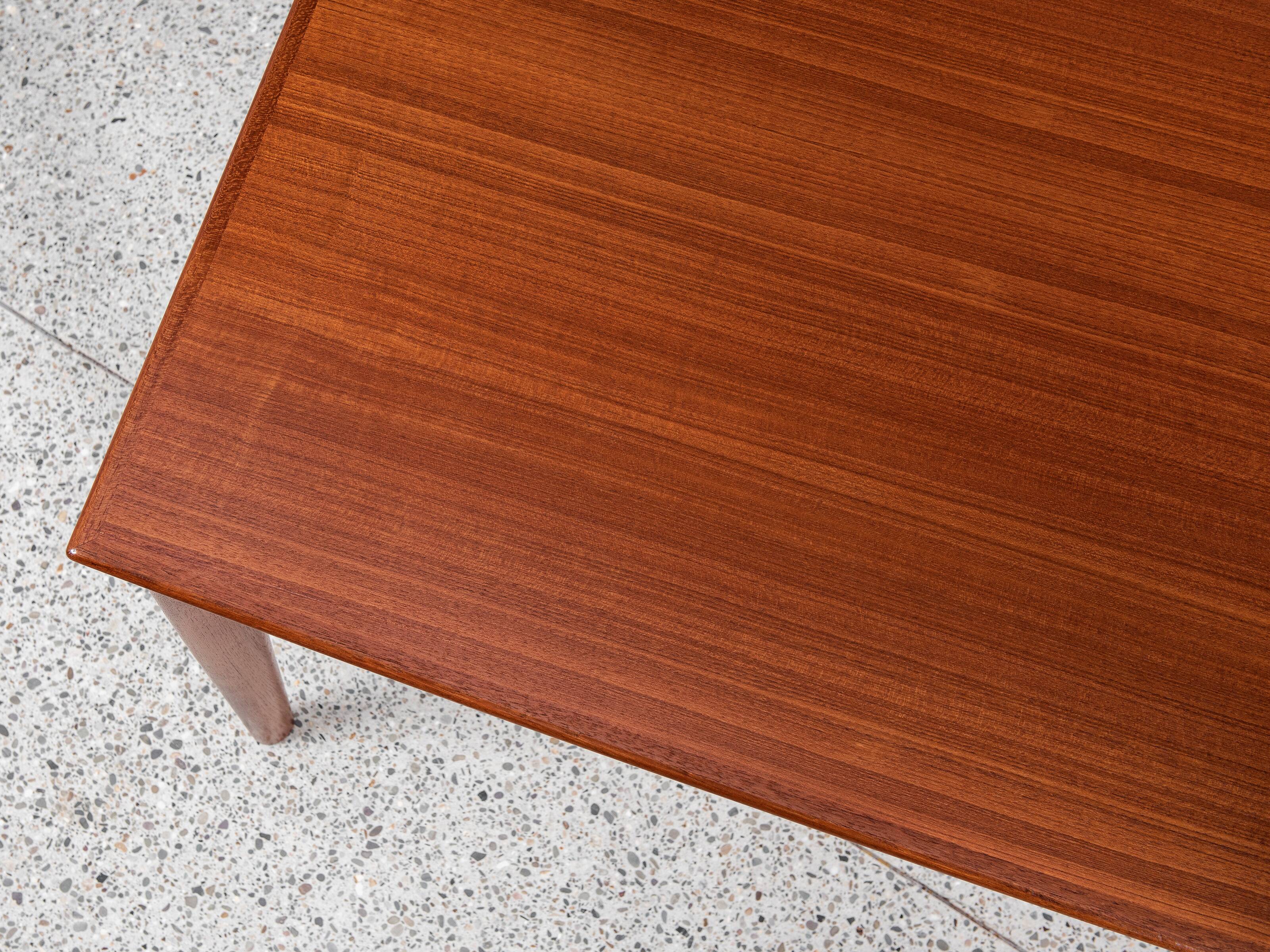 Midcentury Danish dining table in teak by Grete Jalk for Glostrup 1960s