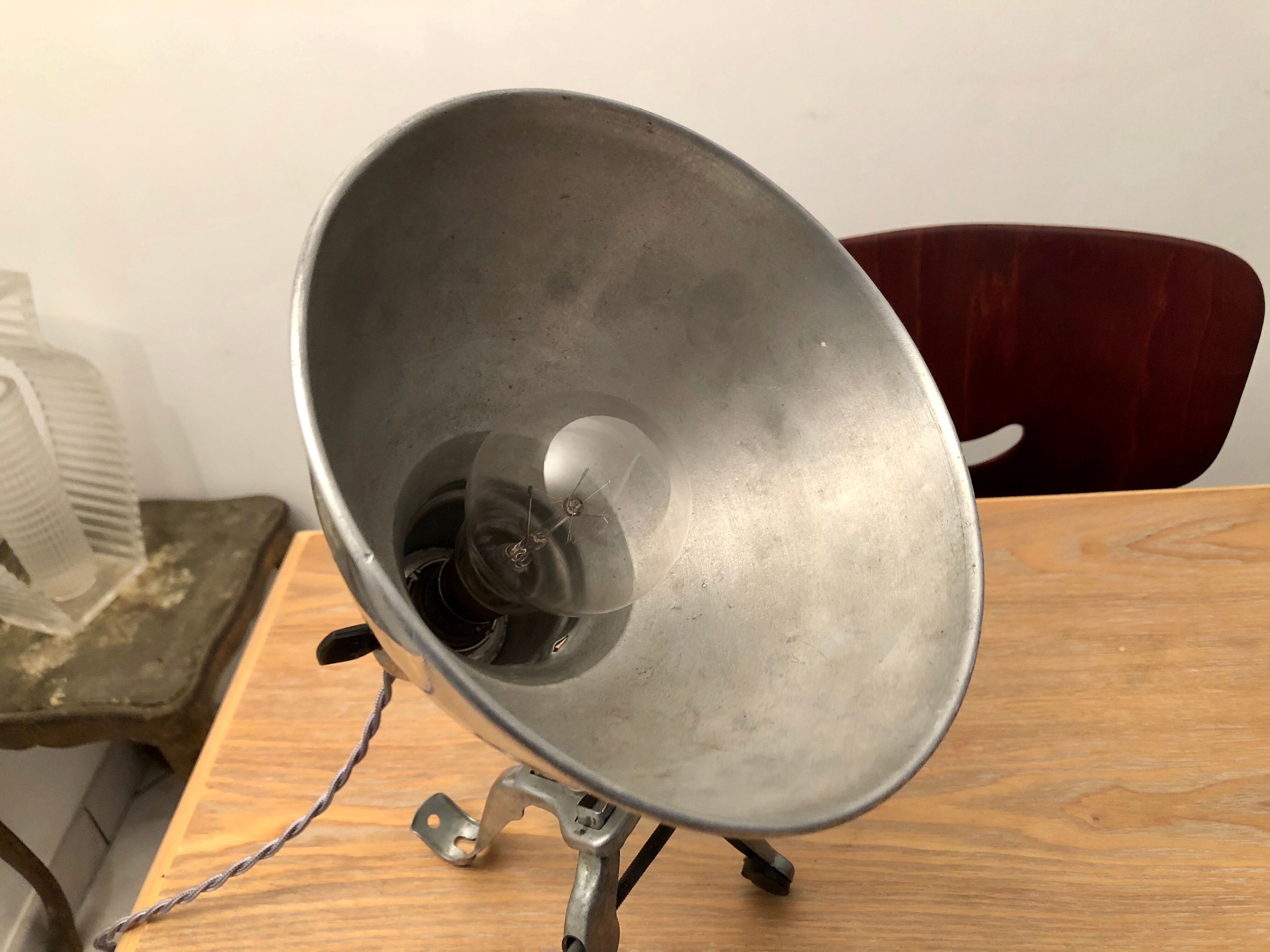 A.E.Cremer vintage 1960s cinema spot projector lamp