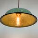 Industrial Factory Green Enamel Ceiling Lamp , 1960s