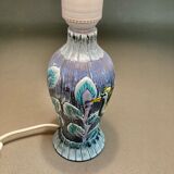 Duo of scandinavian ceramic lamps design 1960