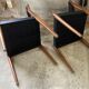 4 chaises vintage de style scandinave