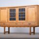 Brutalist Oak Sideboard attributed to Henning Kjærnulf, Denmark, 1960s