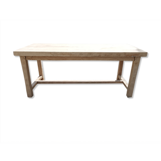 Old farmhouse table in solid oak