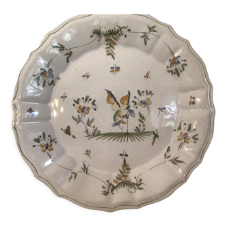 Plate decoration moustier sainte marie