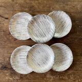 6 plates "Bazas" Salins