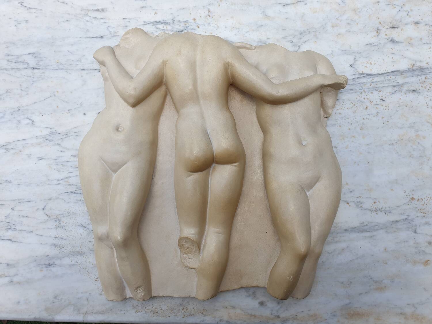 Bas relief Les Trois Grâces antiquité du Louvres