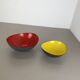 Set of 2 Krenit metal bowls by Herbert Krenchel for Ørskov, Torben, Denmark 1950