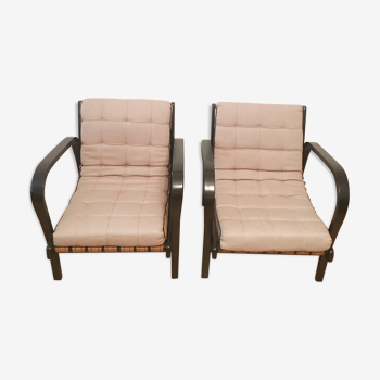 Armchairs by Karel Kozelka and Antonin Kropacek, 1940s (pair)