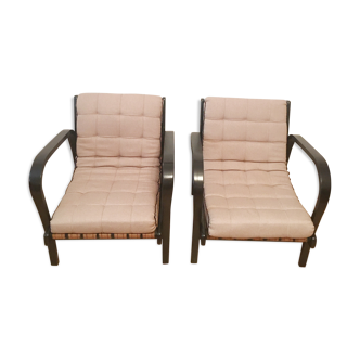 Armchairs by Karel Kozelka and Antonin Kropacek, 1940s (pair)