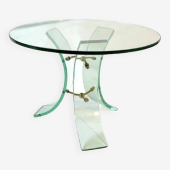 Pedestal table, tripod, Italian