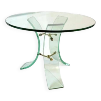 Pedestal table, tripod, Italian