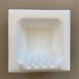 Built-in ceramic wall soap dish