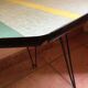 Table basse tripode vintage