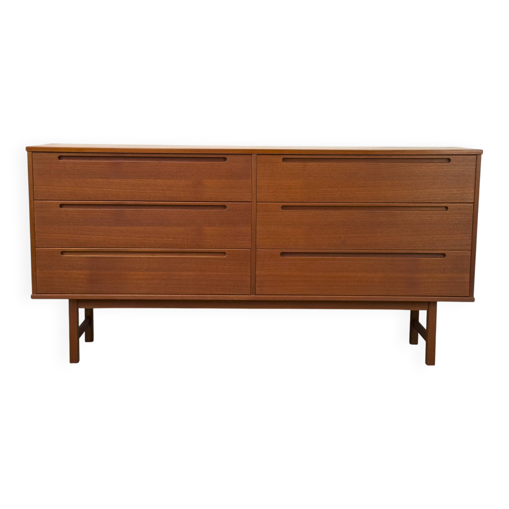 Large Teak Chest of Drawers from Tørring / HJN Møbelfabrik, 1960s