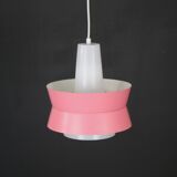 Superbe plafonnier danois rose restauré *** Design danois *** unique *** Danemark années 1970