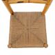 Chaises vintage en rotin et paille tissée, années 1960, lot de 4