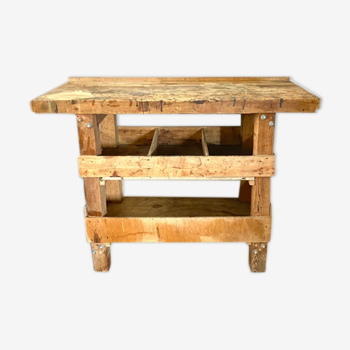 Vintage carpenter's wooden workshop set