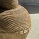 Basket jar in traditional Indonesian wickerwork H48 D40