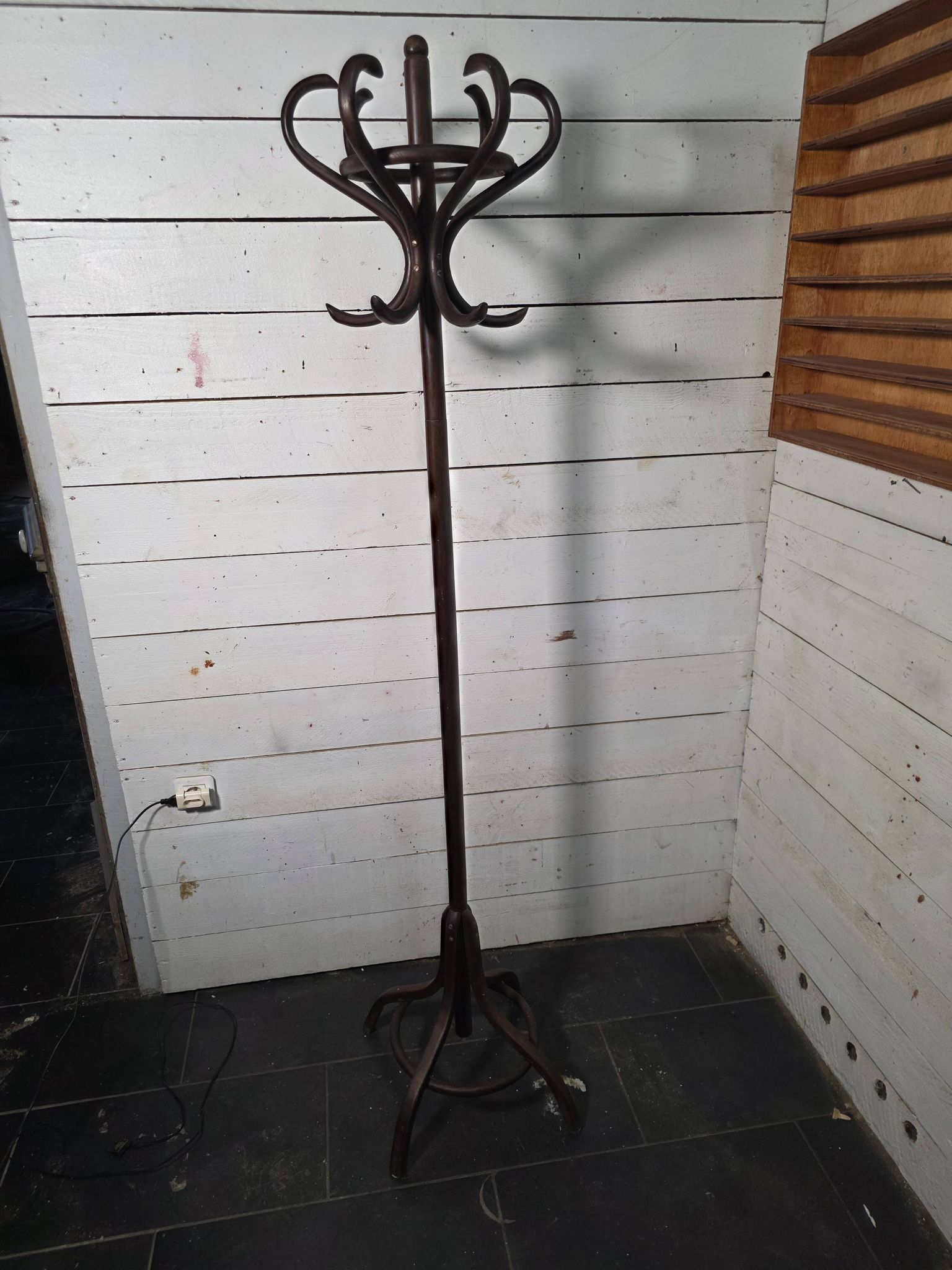 Perroquet en bois courbé ancien 