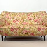 Mid-century Italian two-seater sofa