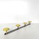 Workshop coat rack 4 metal hooks