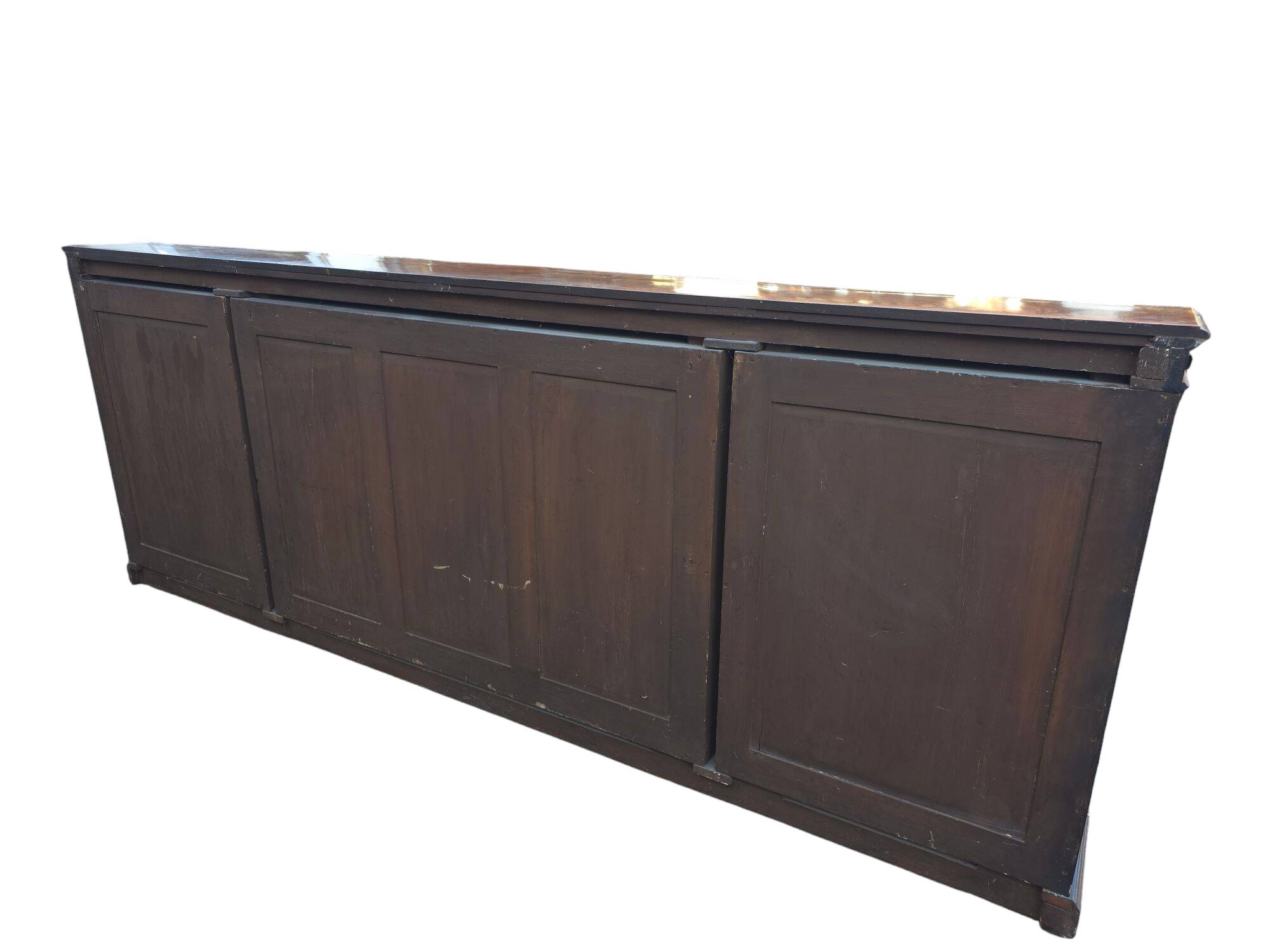 Regency style mahogany sideboard with grilled doors