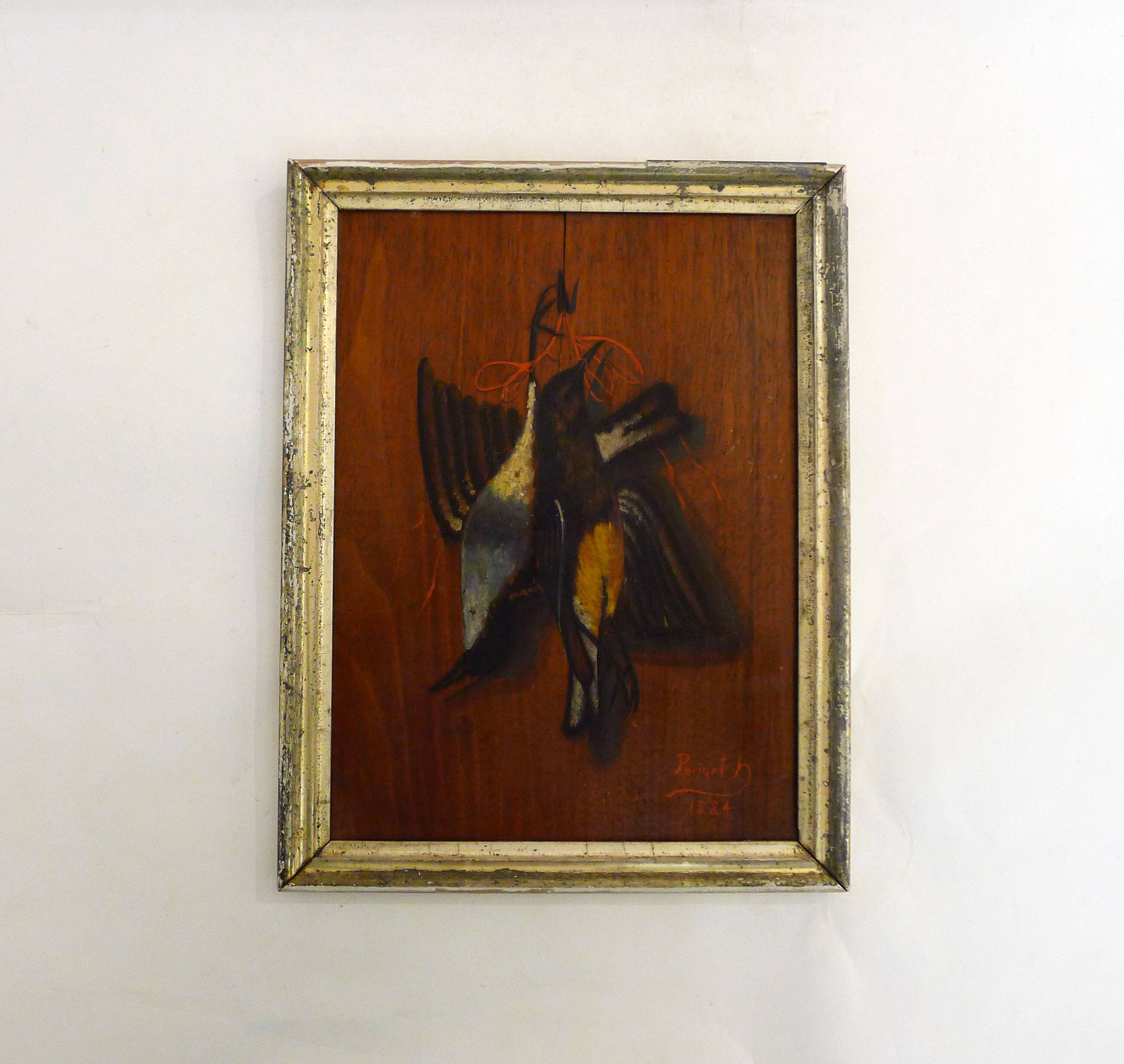 Painting Still Life Birds 1884