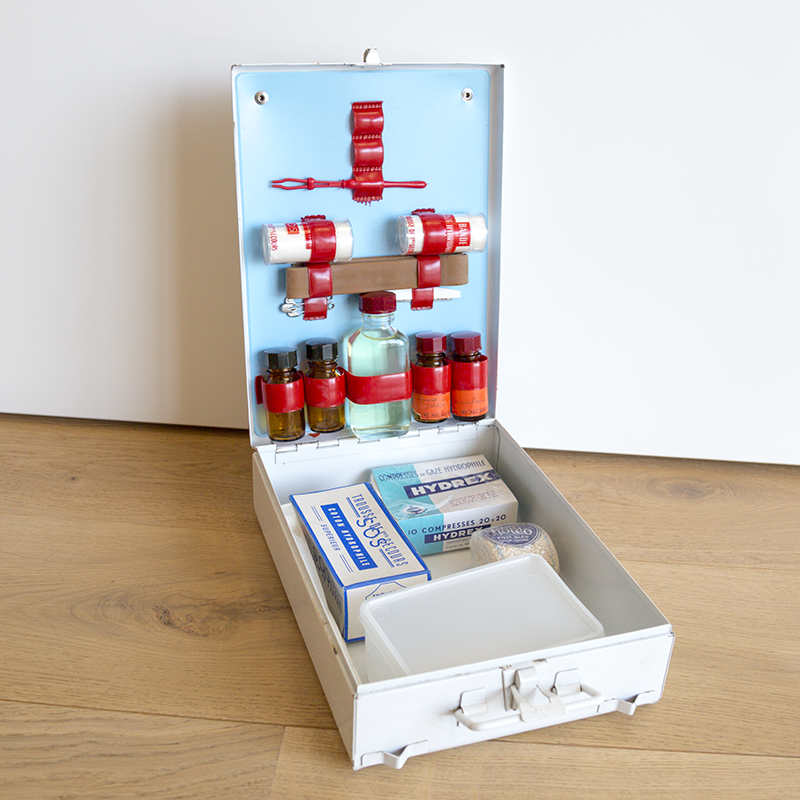 Vintage pharmacy box sos