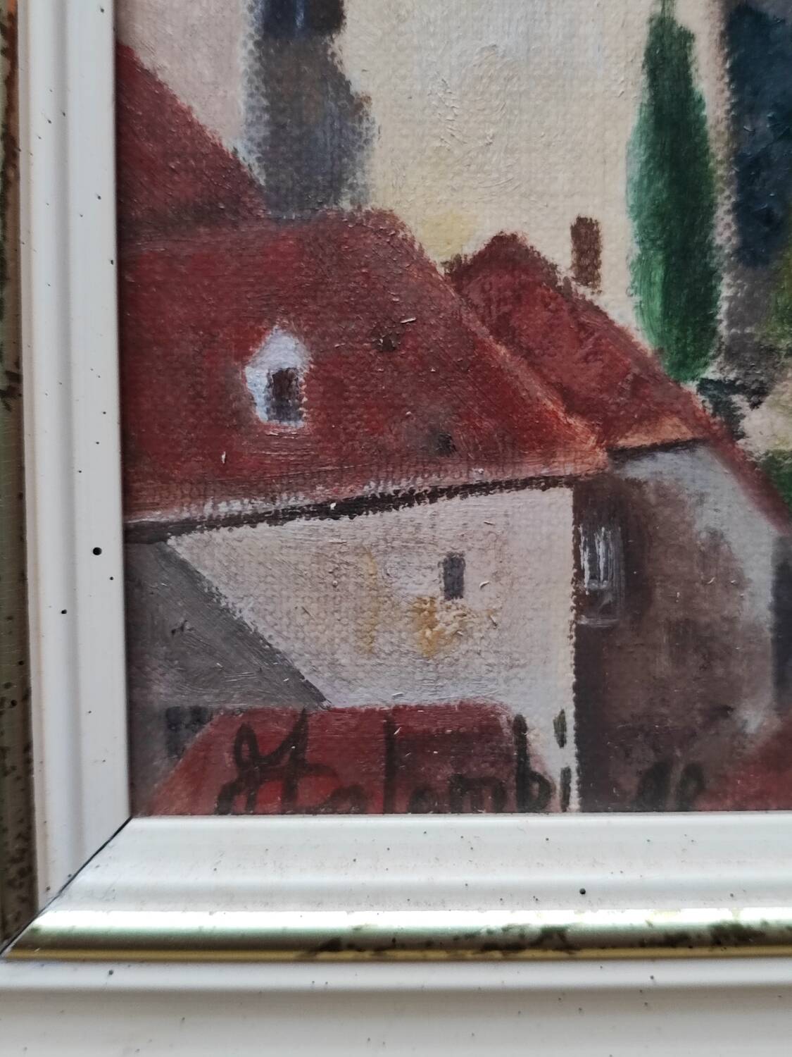 Tableau - village francais