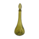 Carafe en verre vert années 70