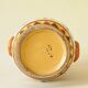 Antique polychrome ceramic vase – Italy 20th century – Handcrafted floral decoration