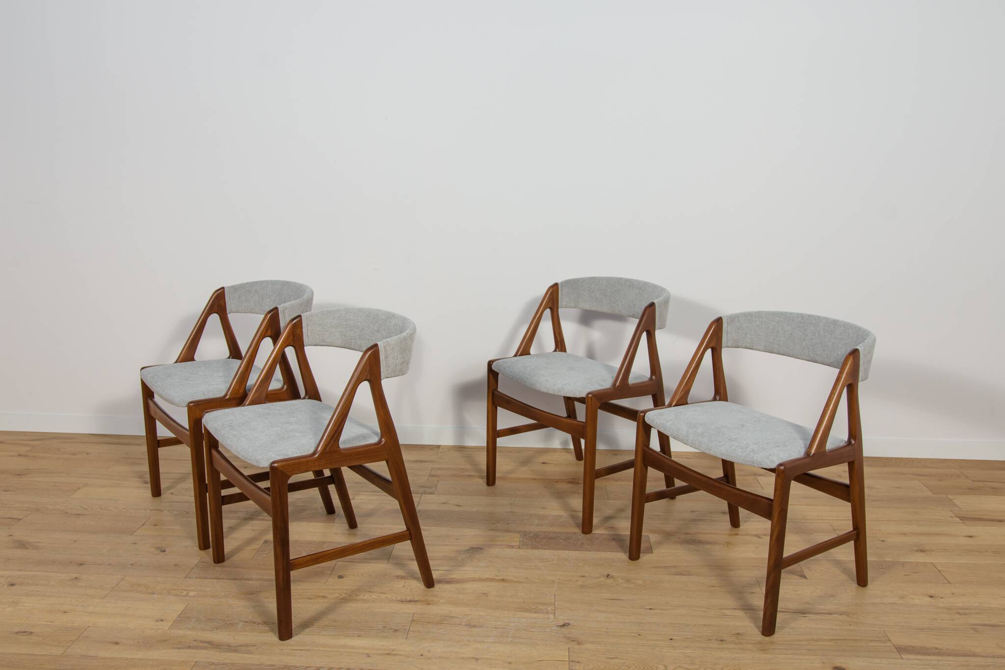 Mid-Century Teak Dining Chairs, Denmark 1960s, Set of 4
