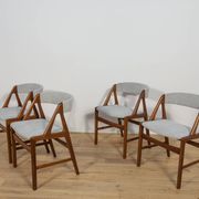 Mid-Century Teak Dining Chairs, Denmark 1960s, Set of 4