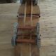 Antique oak transport truck