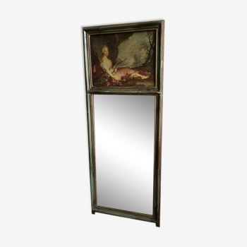 Trumeau-style mirror