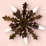 Tole Florentine Vintage Flushmount