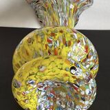 Vintage Murano Millefiori Glass Vase – Mouth Blown – Italy