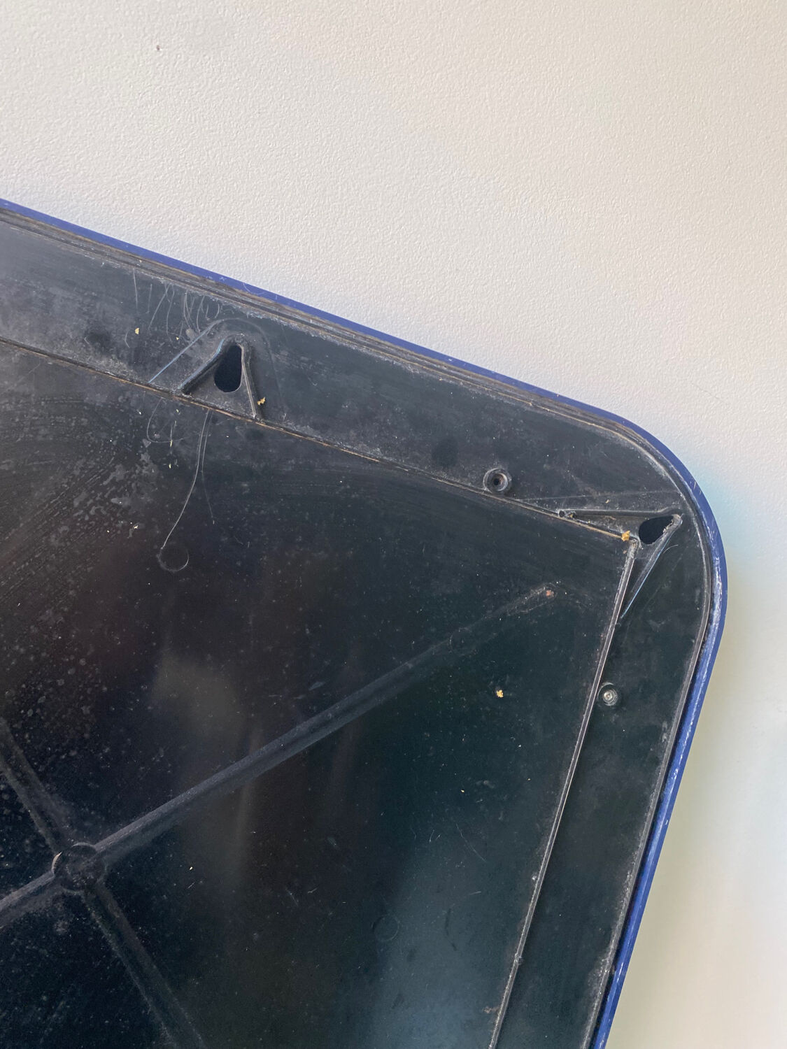 Vintage blue mirror 70