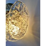 Mid-Century Modern Style “Nuvoletta” Murano Style Glass Disc Wall Sconce