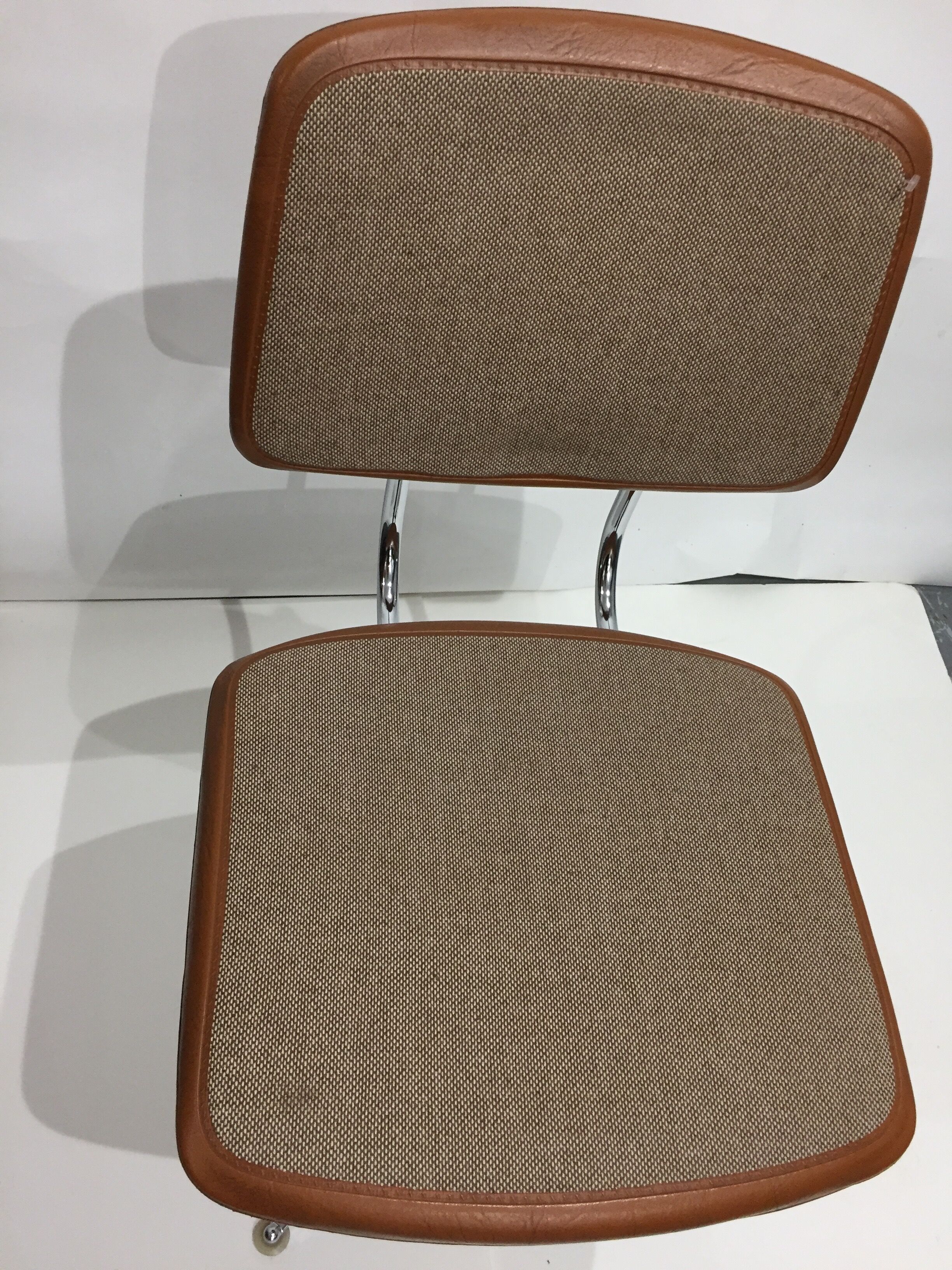 60s camel office chair