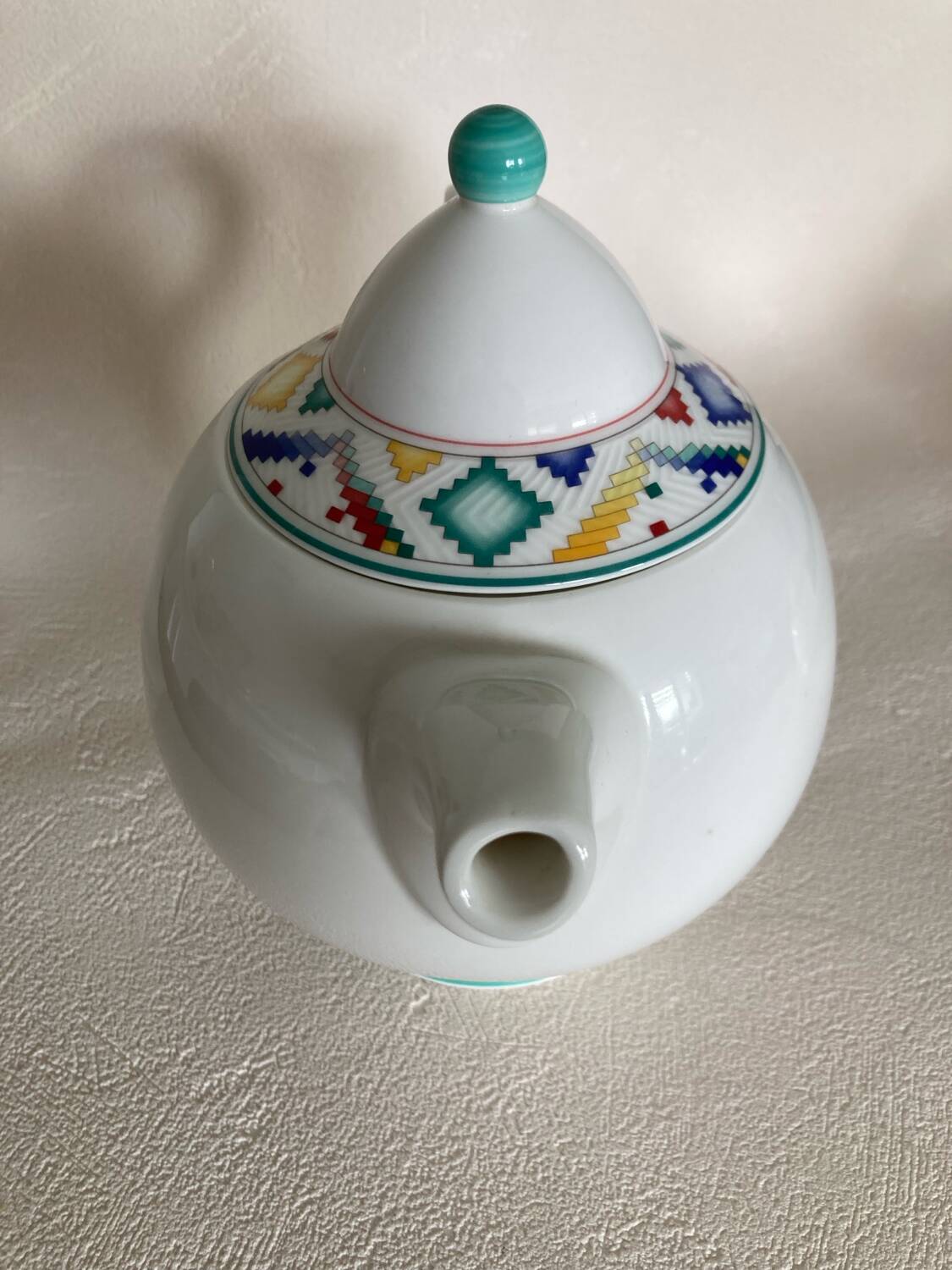 Villeroy and Boch Indian Look teapot and sugar bowl