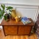 Solid oak toy chest