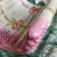 Vintage French asparagus serving tray in Majolica