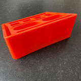 Orange desktop organizer