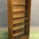 Display with sliding doors in mahogany - 50s