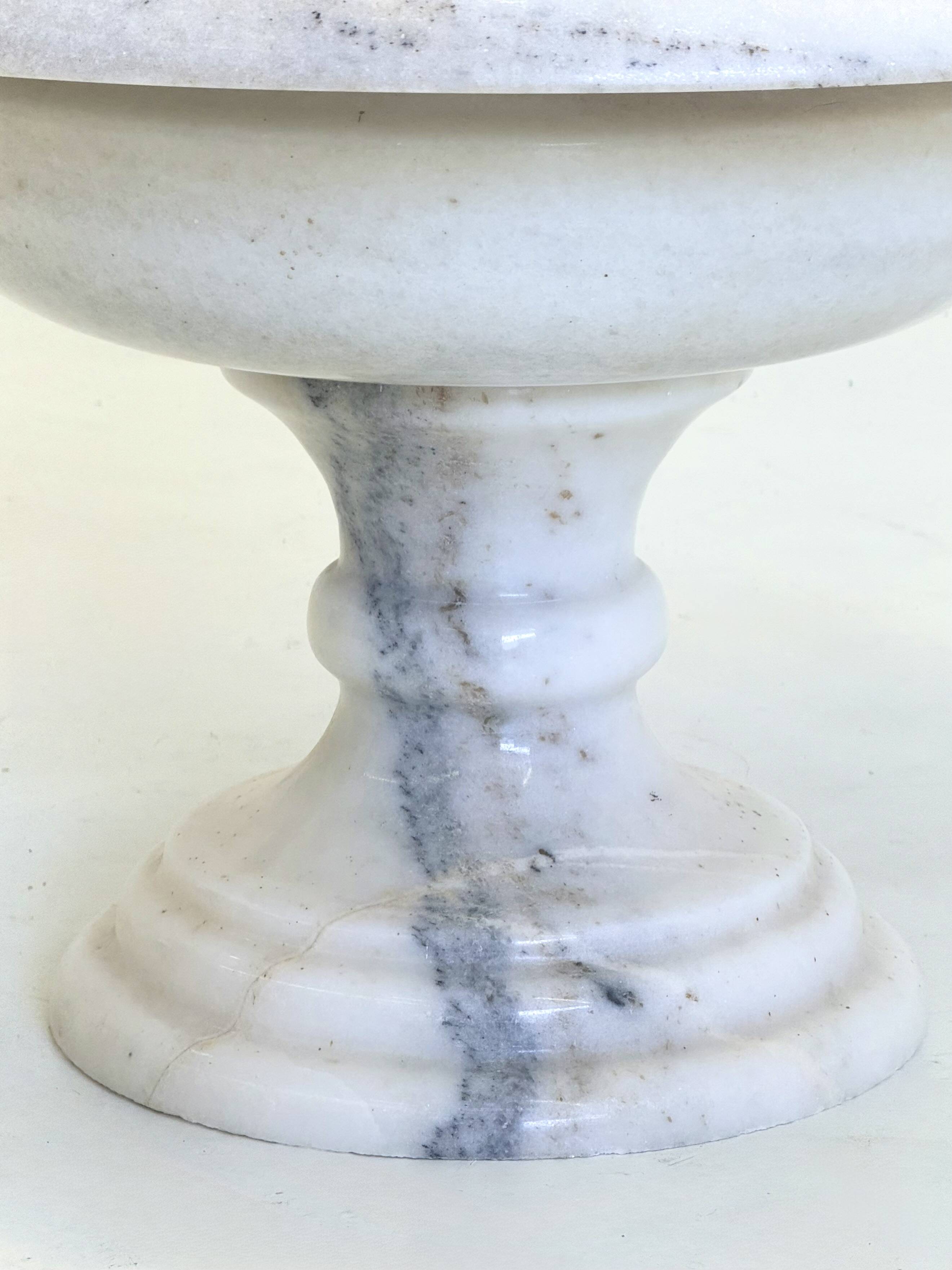 Grand bol vintage en marbre massif